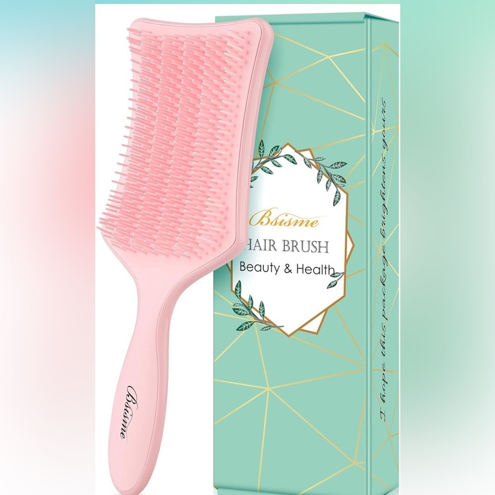 Detangling Hair Paddle Detangle Brush for Wet Dry Natural Curly Thick Fine Afro